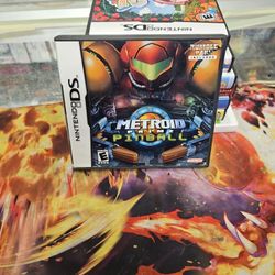 Metroid Prime: Pinball (Nintendo DS, 2006) Complete NO Rumble Pack - Authentic