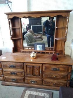 Nice dresser with mirror