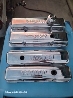 SBC chrome valve covers
