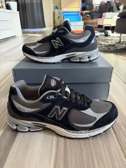 Men's New Balance 2002R Sneakers Shoes - Black Grey - Size 8, 11.5