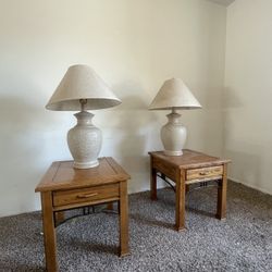 Wood Coffee and End Tables