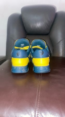Off-White Low-Top Sneakers Blue Yellow