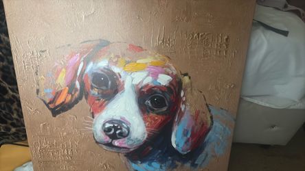 Dog painting