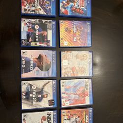 10 - PlayStation 4 (PS4) games, FIFA, NBA