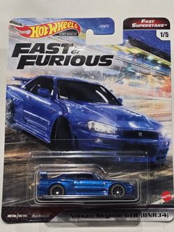 Hot Wheels Fast & Furious Nissan Skyline GT-R R34 Fast Superstars