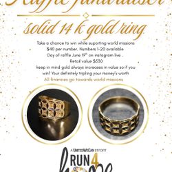 14 K Gold Ring (Read Flyer)
