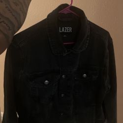 All Black Jean Jacket 