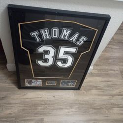 AUTHENTIC FRANK THOMAS SIGNED JERSEY 