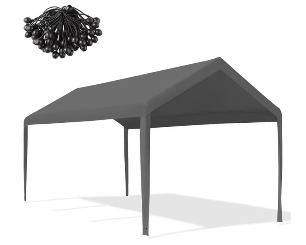 Mergrim 10' x 20' Carport Canopy Replacement Cover + Mystery Gift