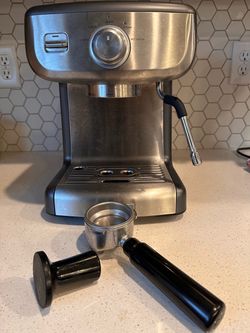 Espresso Machine with Steam Wand, Stainless