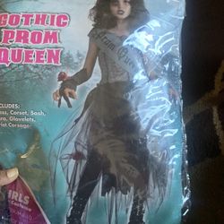 Gothic Prom  Queen Size Medium Kids 8-10