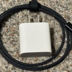 Apple USB C Fast Charger & Braided Lightning Cable
