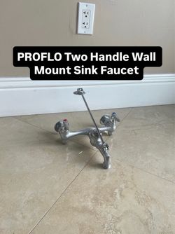 PROFLO Two Handle Wall Mount Sink Faucet (PickUp Today)