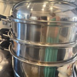 Three Layer Steamer Pot