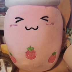 Strawberry Boba Plushie