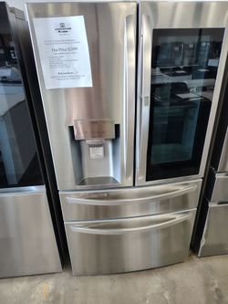 LG thin Q French door refrigerator 30cu