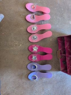 4 Pair Of Princess Shoes