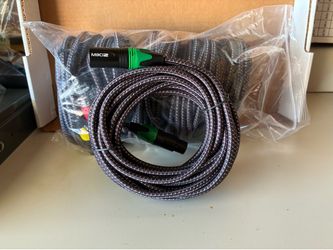 MIKIZ brand braided XLR microphone cables