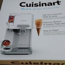 Cuisinart Ice Cream Maker For Soft Serve Ice Cream