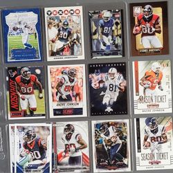 🏈 13 Card (12 Different) WR Andre Johnson Cards