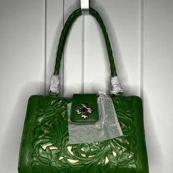 Patricia Nash Rosina Foliage Cut Out Purse NWT