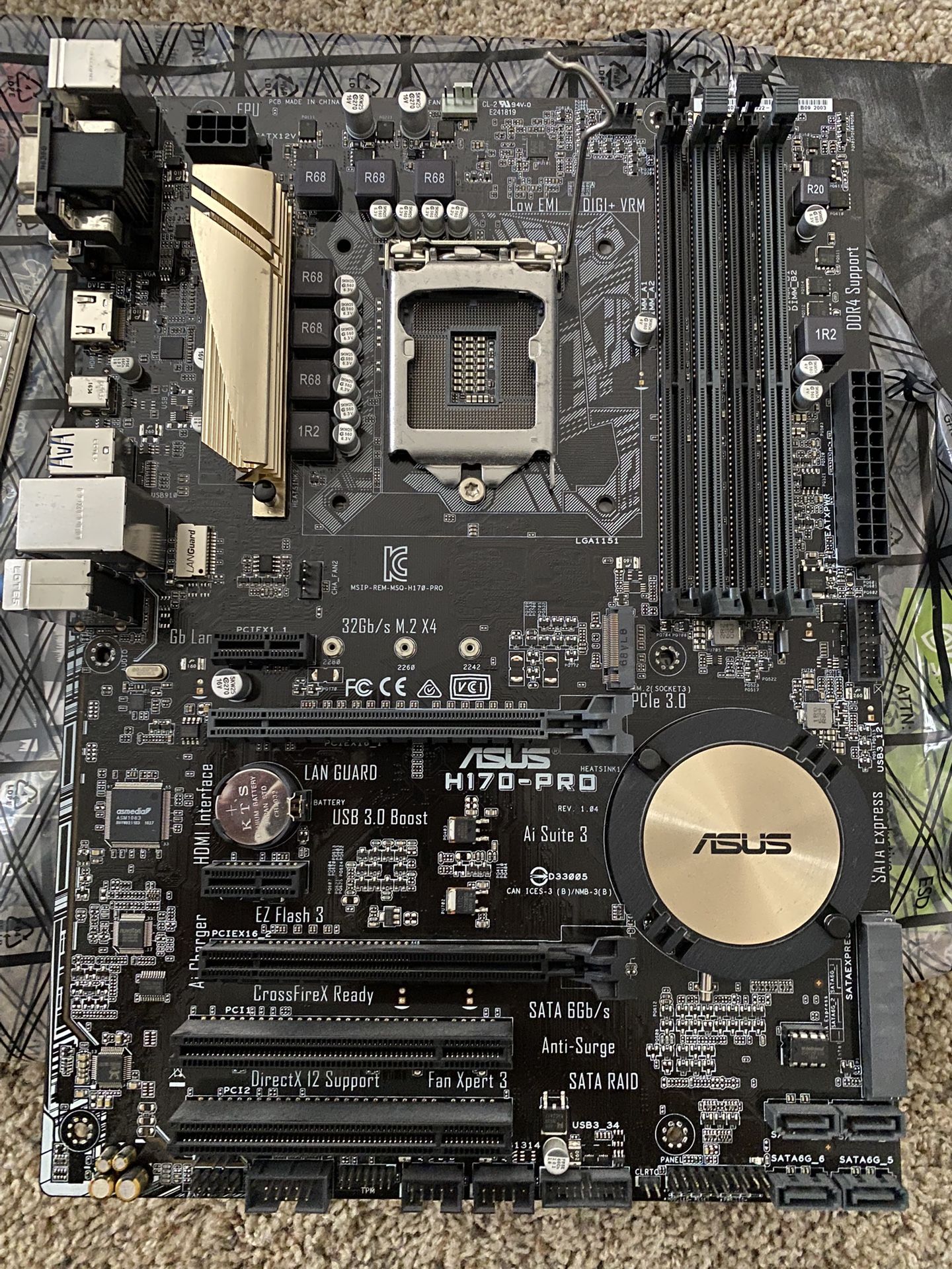ASUS H170- Pro Motherboard