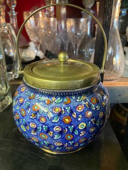 Vintage Enamel jar