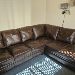 Costco Leather Couch ( Good Condition)