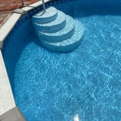 Above Ground Pool Wedding Cake Pool Steps