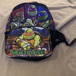 Collectible Teenage Mutant Ninja Turtles backpack, barely ever used