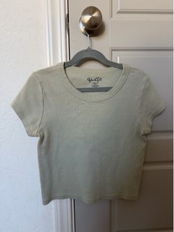 Brandy light green Baby Tee