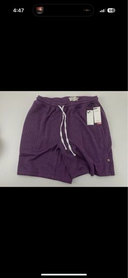 Honor The Gift Men’s Knitted Shorts, Purple, Medium, Brand New HTG240221