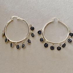 Hoops In   14K Gold Plated