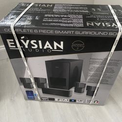 New In Box Elysian Surround Sound System  Bluetooth  Speaker 
