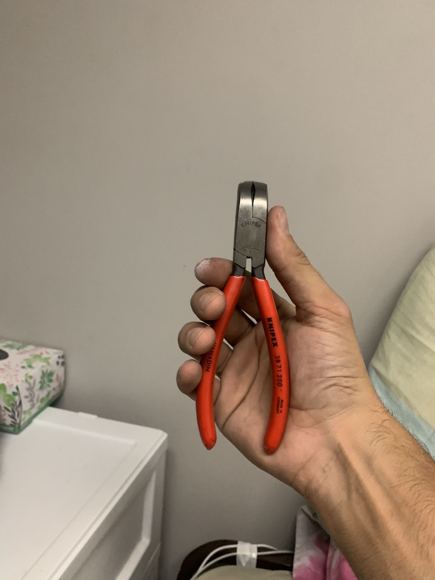 Knipex Curved Long Nose Pliers 38 71 200