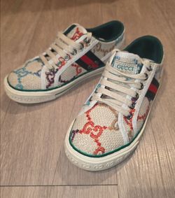 Gucci Tennis 1977 Sneaker – Multicolor GG Embroidered Canvas