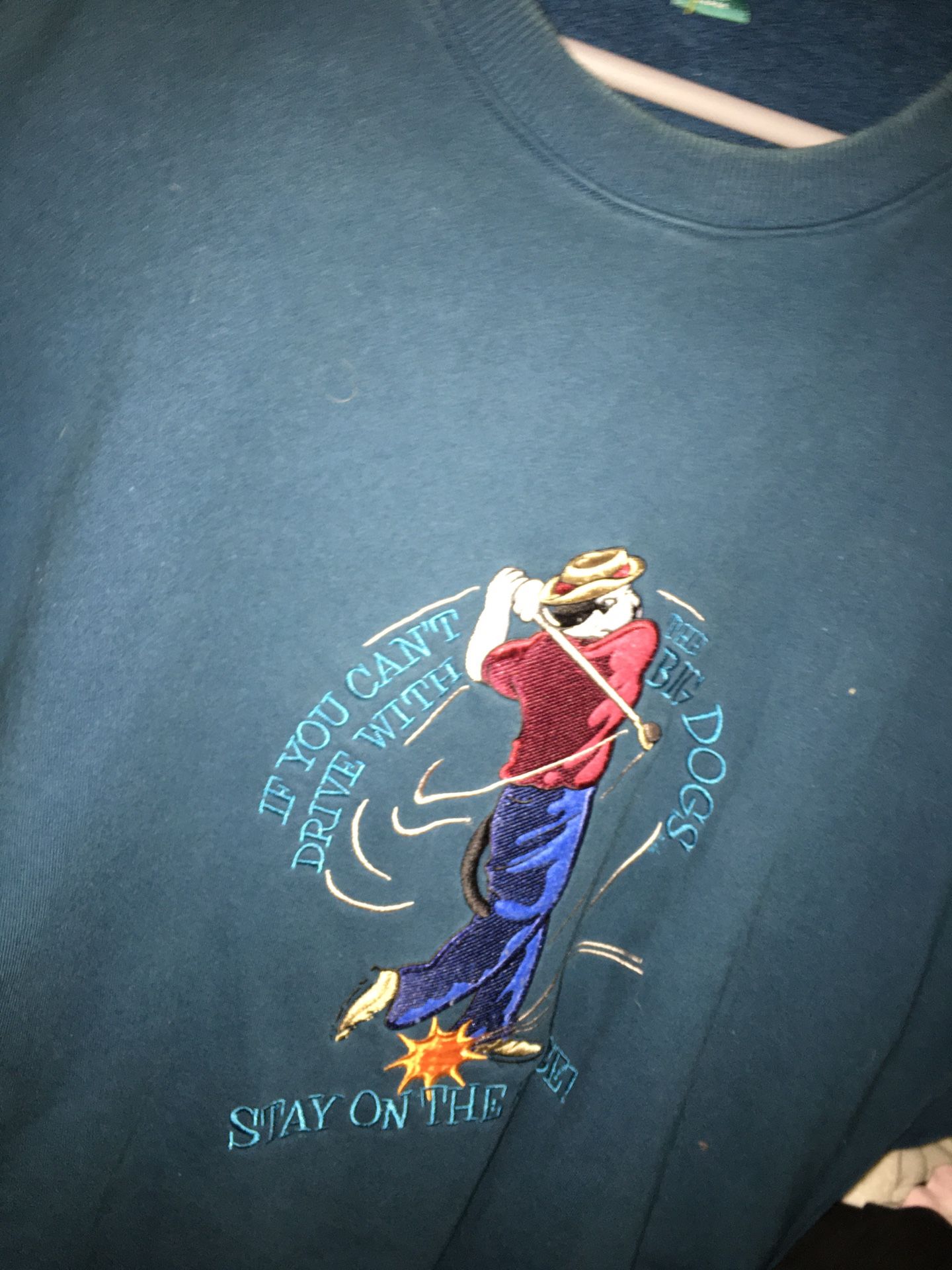 Vintage big dogs golf crewneck 🔥🔥🔥 Sz L
