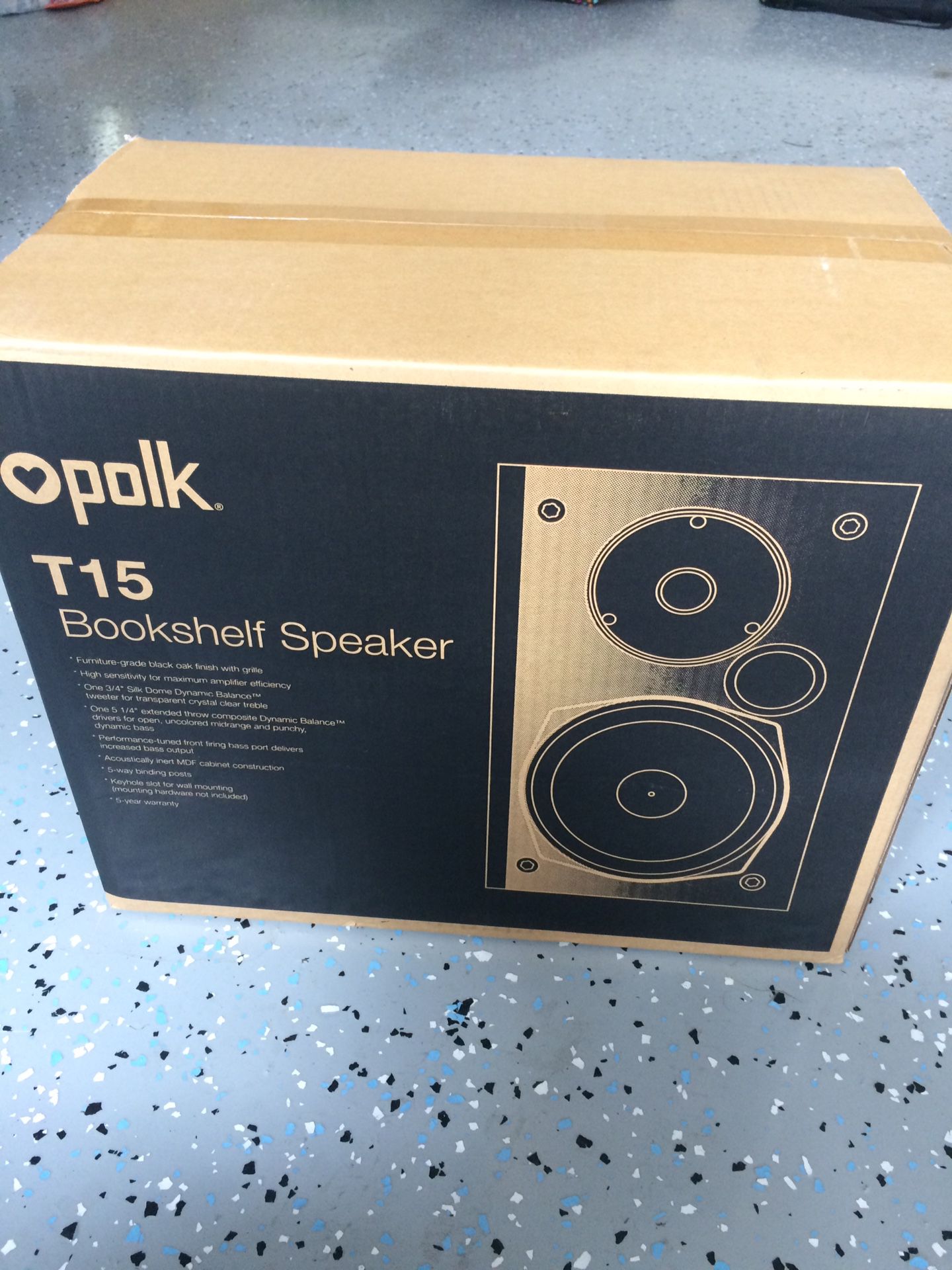 Brand new - never opened-Polk audio speakers