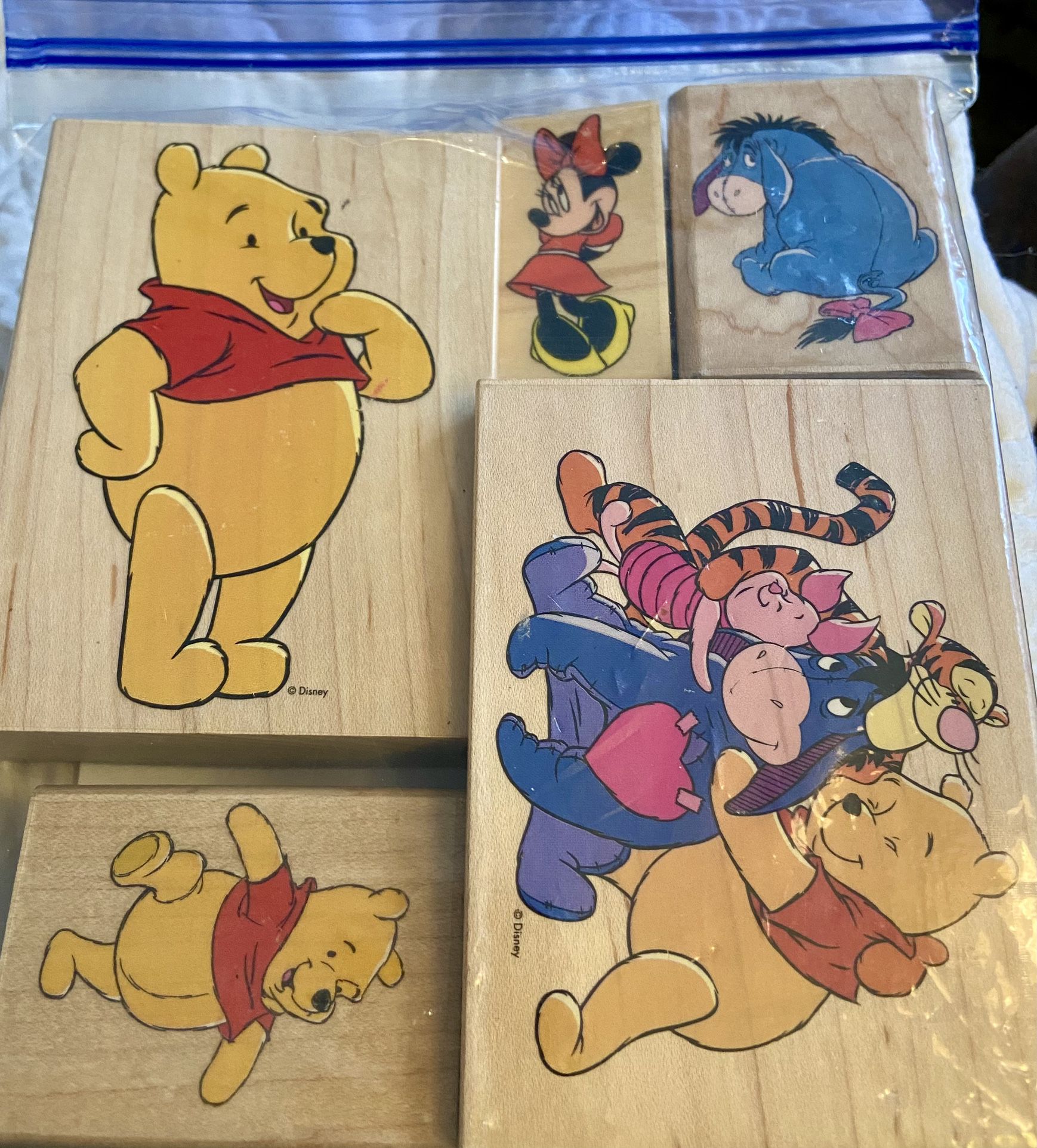 Winnie The Pooh Stamps Plus Shy Minnie! 