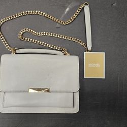 Michael Kors Purse White/Gold
