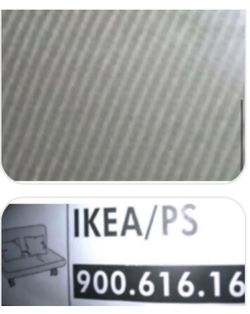 IKEA PS  Light Tan Beige Futon, Sofabed Sleeper COVER ONLY - Inquire  for ADDITIONAL COST Actual Furniture Frame/ Mattress