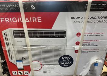 FRIGIDAIRE 24,000 BTU 230-Volt Inverter Technology Window Room Air Conditioner Cools 1400 sq. ft. with Wi-Fi