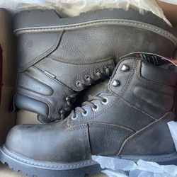 Wolverine Steel Toe Work Boots Size 9