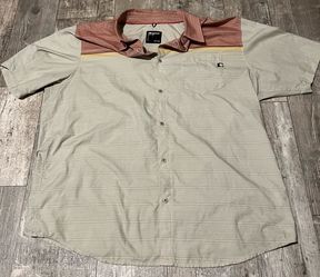 MARMOT Syrocco Short Sleeve Shirt Picante/Sandbar XXL Men’s