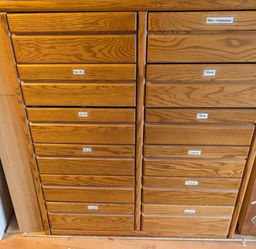 Oak Custom DVD Cabinet