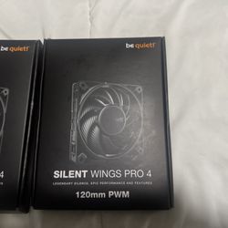 Be Quiet! Silent Wings Pro 4 120mm PWM 3000 RPM Premium Low Noise Fan