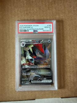 Pokemon TCG Journey Together N’s Zoroark 185/159 PSA 10