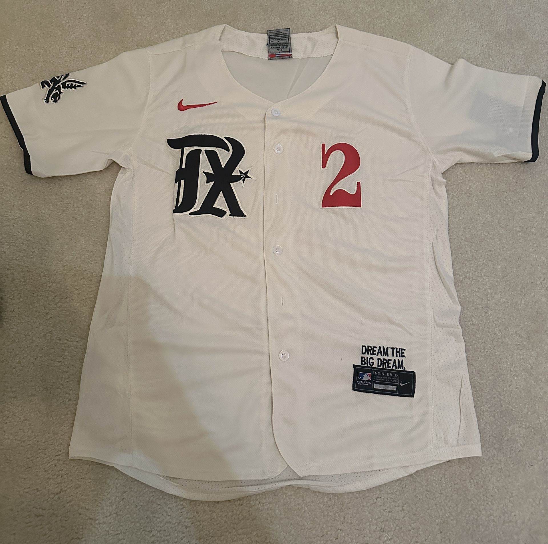 Cream Semien #2 Texas Rangers Jersey