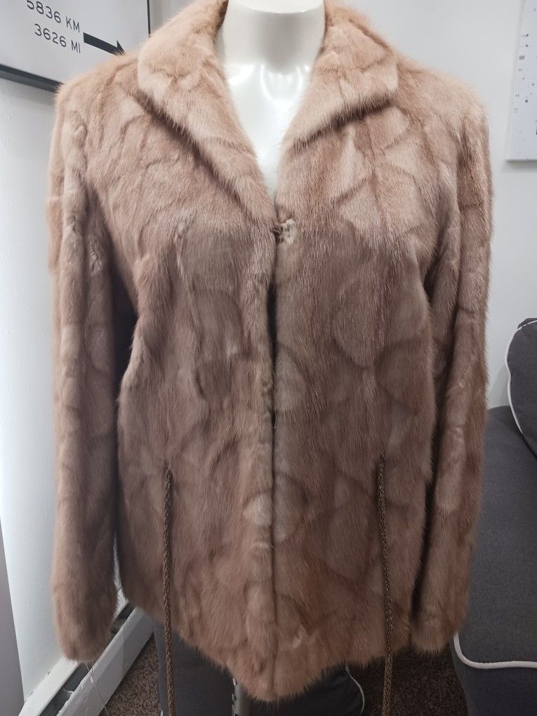 LUXURY MINK FUR JACKET