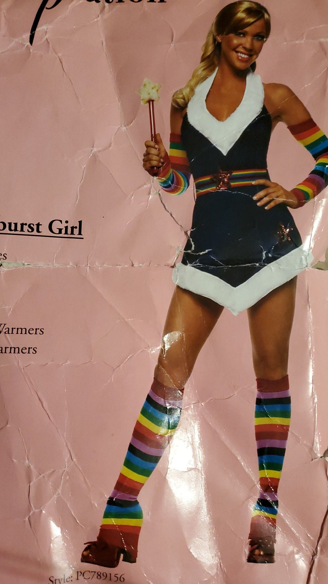 Temptation Starburst girl large women's costume